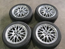 BBS　RS815　タイヤセット　5穴pcd114.3オフセット＋35　日産純正OP？　セドリック等　★愛知より売切★　_画像1