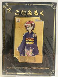 23115V●テレカ こなみるく ときめきメモリアル2 2000年ミレニアムテレカ 台紙付き テレフォンカード 未使用 保管品