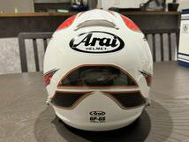 アライ GP-6S 8859 Mサイズ（57-58cm） 4輪用 ヘルメット HANSクリップ ミラーシールド ヘルメットデカール付き！Arai JAF公認レース使用可_画像5