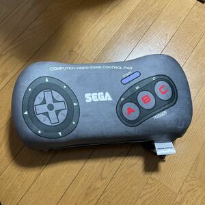 新品 タグ付き メガドライブ コントローラー 腰あて セガ MEGA DRIVE まくら クッション SEGA