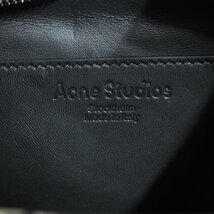 M5076P　▲Acne Studios アクネストゥディオズ▲　モノグラム プラットミニショルダーバッグ ベージュ ブラック / レディース rb_画像7