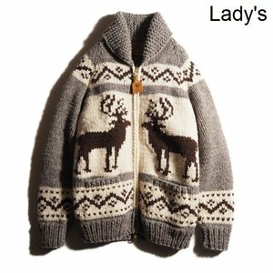 M5289P　▼CANADIAN SWEATER カナディアンセーター アパルトモン▼　22AW Zip Cardigan カウチンニット カーディガン グレー 秋冬 rb mks