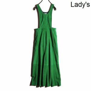 M5360P ▼AURALEE オーラリー▼ 23SS スエード レザー ワンピース マキシ丈 グリーン 1 / A23SD04LS GOAT SUEDE DRESS GREEN 秋～春 rb mks