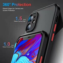 iphoneXRケース カーバー TPU 可愛い　お洒落　韓国　マット　　黒　ブラック　軽量 ケース 耐衝撃 高品質348_画像5