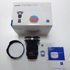 【本箱/付属品あり】 カール ツァイス Carl Zeiss Distagon T* 2.8/21 ZF.2 ニコンFマウント用（CPU付きニコンAi-S互換）