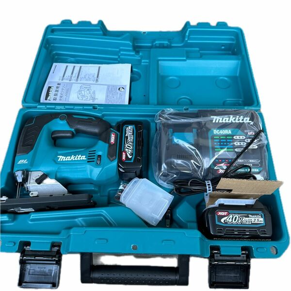 makita マキタ 40V充電式ジグソー JV002GRDX ※2.5Ahバッテリ2本・充電器・ケース付