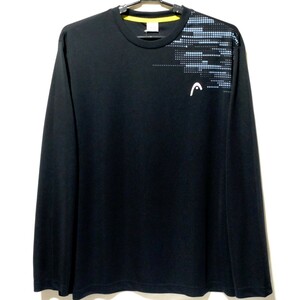 特価/未使用【サイズ=4L(3XL)】HEAD/ヘッド/メンズ/長袖/Tシャツ/吸水速乾/抗菌防臭/胸囲=110~118cm/navy