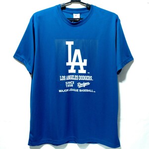 特価/未使用【サイズ=5L(4XL)】MLB/LOS ANGELES/Dodgers/ロスアンゼルス/ドジャース/メンズ/半袖/Tシャツ/胸囲=116～124cm/blue