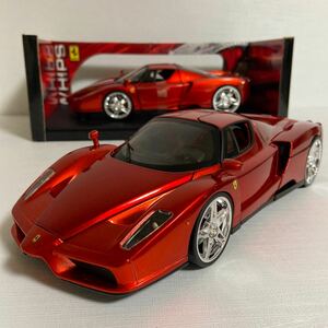 ★ホットウィール／HotWHeeLs WHIPS ：1/18 エンツォ フェラーリ／ENZO FERRARI (レッドメタリック) ★未展示品・確認の為箱から出しました