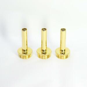 KGUmusic｜Solid Brass Trumpet Valve Stem｜Schilke用｜24金メッキ｜バルブステム｜トランペット｜ウクライナ｜KGUBrass｜220153