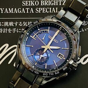 SEIKO ◇ ブライツ ワールドタイム 電波ソーラー 8B63 ◇ SAGA239 ブライトエキスパート　限定モデル