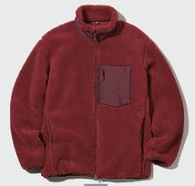 Ｍサイズ【ユニクロ】防風アウターフリースジャケット（長袖）（カラー: 17 RED）_画像1