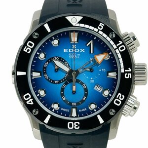 EDOX エドックス 10242-TIN-BUIDN CHRONOGRAPH クロノグラフ ブルー クオーツ J55982