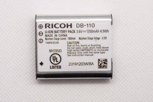 【ジャンク】RICOH　純正バッテリー　DB-110