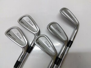 名器★Titleist タイトリスト 712CBアイアン5本(5-8,P)セット flex:S N.SPRO950GH メンズ右 CBフォージド712アイアン CB712アイアン 