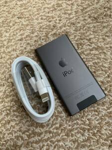 ◎美品 動作確認済 iPod nano アイポッドナノ 第7世代　スペースグレイ 2015年モデル Bluetooth フィットネスAPP