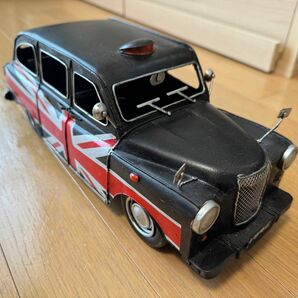 レトロ ブリキ玩具 ロンドンタクシー イギリス 英国 1942 黒 ブラック インテリア ディスプレイ コレクション アンティーク