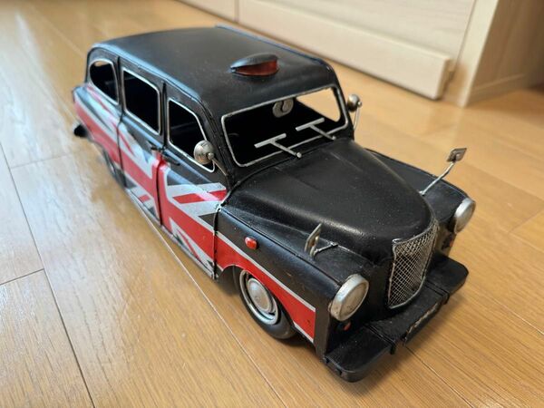 レトロ ブリキ玩具 ロンドンタクシー イギリス 英国 1942 黒 ブラック インテリア ディスプレイ コレクション アンティーク
