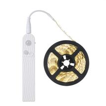 【電球色2m】LEDテープライト 人感センサー 電池式 電池 USB 両対応 クローゼット ベッド キッチン エコ ランプ 非常用照明 防災用品_画像6