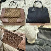 1円〜 バッグ16点まとめ GUCCI グッチ PRADA プラダ Burberry バーバリー セリーヌ ミュウミュウ トッズ バレンシアガ ブルネロクチネリ_画像3