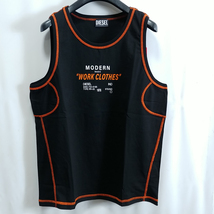 S/新品 DIESEL ディーゼル ロゴ タンクトップ T-OLLERGO メンズ レディース ブランド インナー アンダーウェア ブラック_画像2