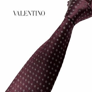 VALENTINO галстук мелкий рисунок рисунок Valentino USED б/у m533