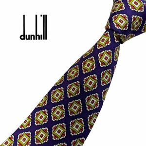 dunhill ネクタイ パターン柄 ダンヒル USED 中古 m538