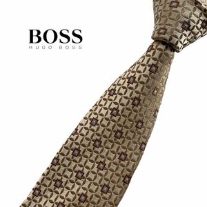 HUGO BOSS necktie fine pattern pattern Hugo Boss USED used m587