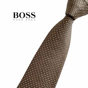 HUGO BOSS necktie fine pattern pattern Hugo Boss USED used m588