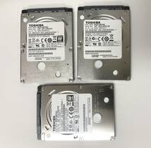 動作確認済み ★7mm★　東芝 2.5インチSATA 500GBx3枚 セット 5400 RPM ハードディスク Toshiba HDD 『500GBx3=1500GB』・正常品 ._画像1