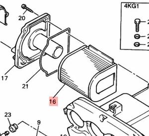 HY-05【XJR1200】4KG　エアクリーナーエレメント　ヤマハ純正品　新品未使用　レターパック可