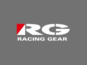 RG レーシングギア 抜き文字ステッカー 白 100mm W-SRW100