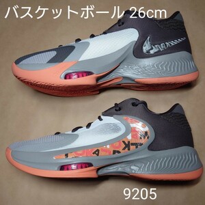 バスケットボールシューズ 26cm ナイキ NIKE ZOOM FREAK4 9205