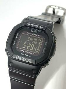 稼働品 CASIO カシオ Baby-G BGD-5000 タフソーラー ブラック 黒 ベビーG 腕時計 ソーラー ウォッチ