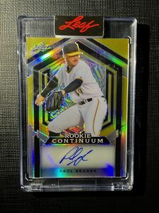 Paul Skenes MLB全体1位 ドラフト1位指名 leaf rookie continuum 直筆サインカード パイレーツ Auto topps bowman以外 ポール・スキーンズ