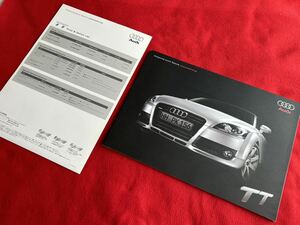 【カタログ】★即決★2006年11月★アウディ TT★クーペ　3.2 クアトロ/2.0TFSI★41ページ★Audi