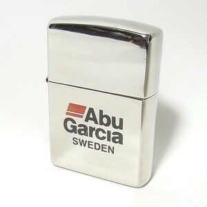 美品 ZIPPO 1997年 Abu Garcia アブガルシア 釣り具メーカー◎シルバー ポリッシュ◎清掃済み◎送料無料◎フィッシング