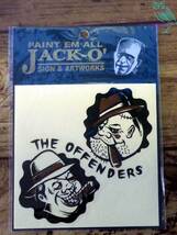 【y5085】⑩送料84円～◆JACK-O'/マフィア/ステッカー◆ビンテージWEIRDOhotrodプリズナーハーレーLOWBROW ARTナックパンクルムーンアイズ_画像1