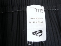 ISSEY MIYAKE me イッセイミヤケミー デザインパンツ MI92KF162 ブラック ポリエステル100% PLEATS PLEASE プリーツプリーズ_画像4