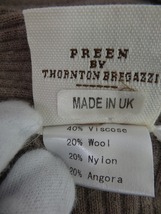 Preen By Thornton Bregazzi プリーン バイ ソーントン ブレガッジ ストール付きベアトップニット ベージュ_画像6