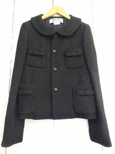 COMME des GARCONS COMME des GARCONS コムデギャルソン コムデギャルソン 丸襟ジャケット ブラック SS RB-J006 AD2008