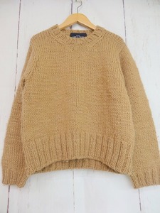 tricot COMME des GARCONS トリココムデギャルソン ローゲージニット モカ 毛100% TN-070150 AD1998