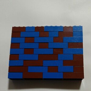 レゴ LEGO　基本のブロック　焦げ茶　青