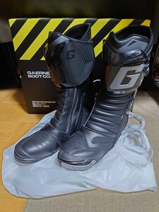 GAERNE ガエルネ GP-1 EVO ブラック 28cm 使用2、3回程度 バイク用ブーツ レーシングブーツ ライディングブーツ オートバイ バイク