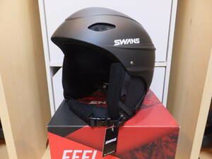 即決有 新品 SWANS スワンズ ヘルメット H-451R マットブラック Lサイズ