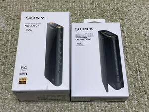 ★★SONY ハイレゾ WALKMAN NW-ZX507 64GB ブラック 純正ケース付き 美品★★