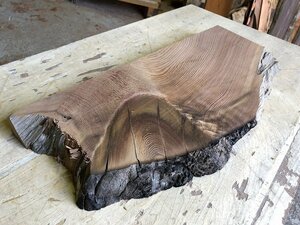 【EI740C】屋久杉 620×～265×38㎜ 一枚板 世界遺産 極上杢 材料 銘木 天然木 希少材 乾燥材 材木 DIY 木工《銘木登屋》