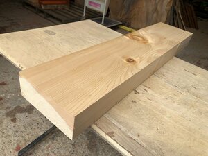 【EG207R】檜 840×180×70㎜ 桧 ヒノキ ブロック 一枚板 材料 天然木 無垢材 木材 材木 希少材 乾燥材 銘木《銘木登屋》