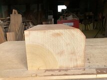 【EJ157P】銀杏 480×215×148㎜ ブロック イチョウ 一枚板 材料 天然木 無垢材 乾燥材 銘木 材木 木工 DIY《銘木登屋》_画像2