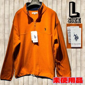 ◇US◇ポロ◇POLO◇メンズ◇サイズＬ◇ハーフジップ◇フリース◇起毛◇タグ◇